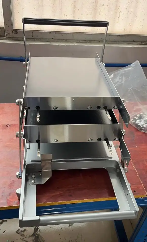 Shineho bun  toaster flat burger grill machine Bun Toaster Fast Food Restaurant 3 Layers Hamburger Toaster For Sale