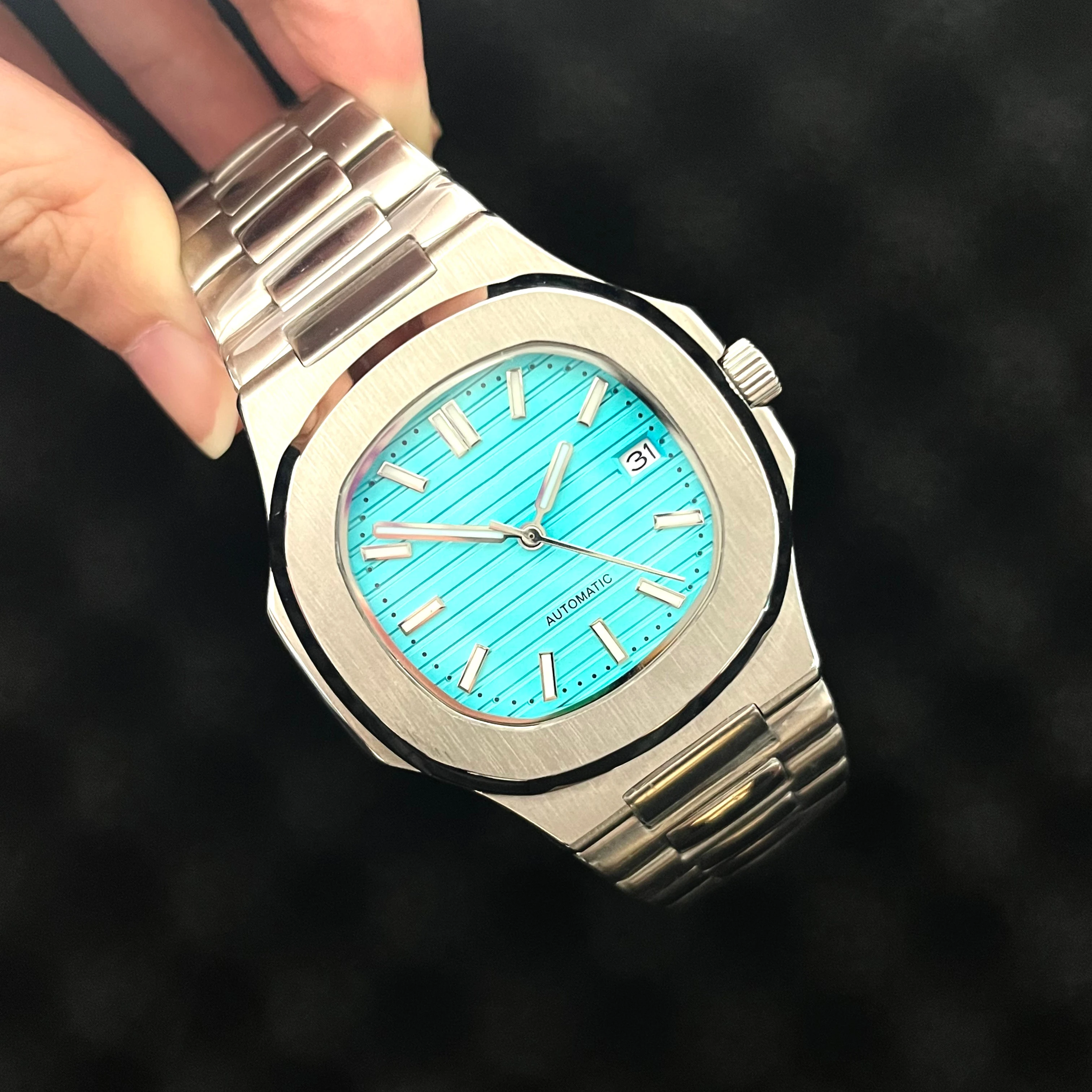 Automatic Watch Stainless Steel 5 ATM Relojes Hombre Mens Watches Luxury