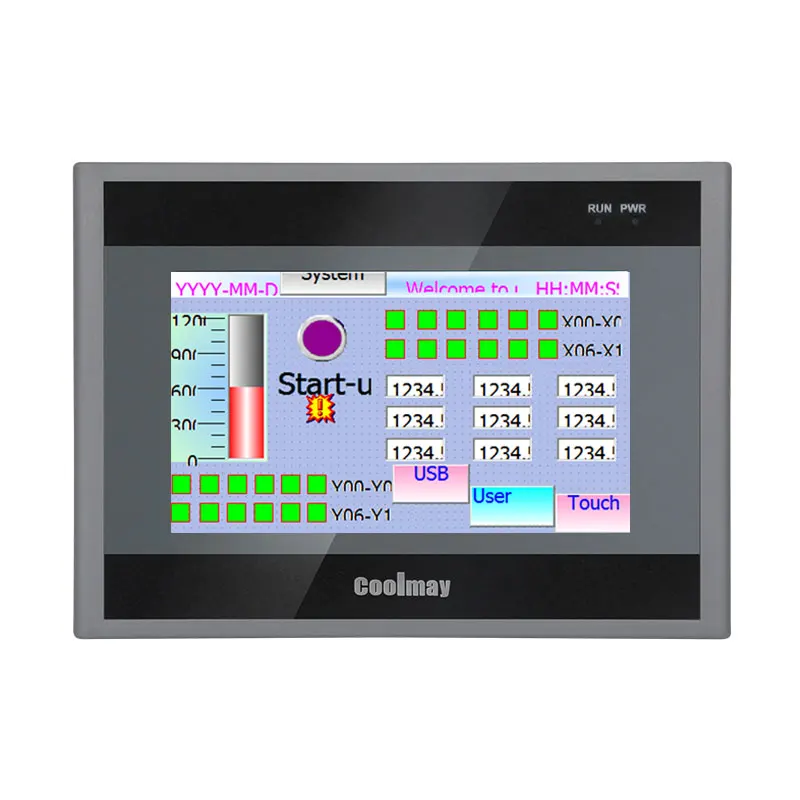 7inch coolmay hot sale integrated plc hmi all in once programmable logic controller for industrial automation control