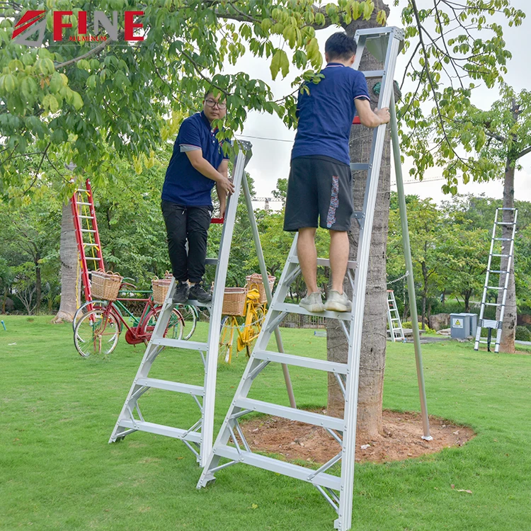 Алюминиевый поддержка фермы штатив плодовых комплектации лестница