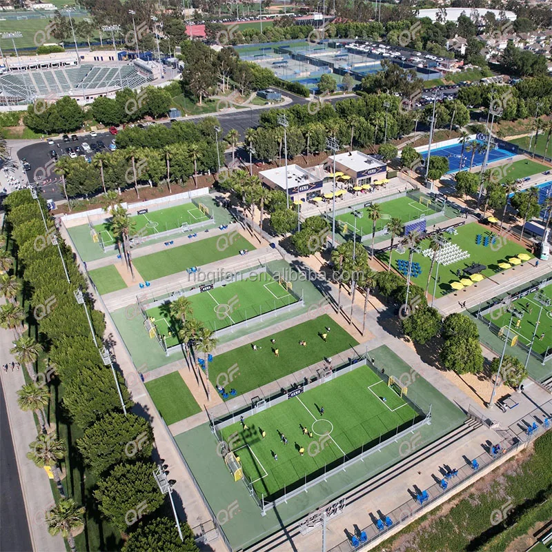 Customize size Sports Soccer Field Customized soccer Pitch Multi functional football field Football Cage Indoor football Court