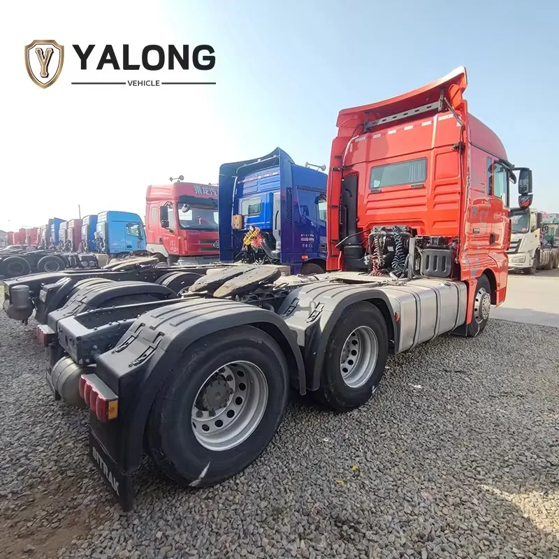 Second hand sinotruk sitrak G7 tractor truck 6x4 480hp trailer head 10wheels heavy duty truck