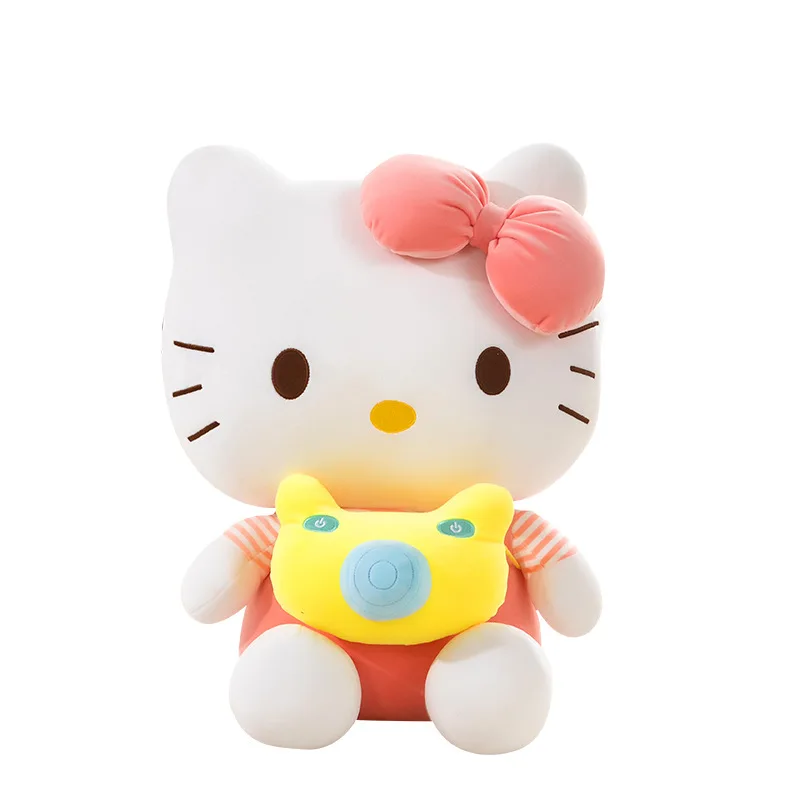 Sanrioed Anime Plush Toys Cartoon Kawaii Sanrioes Kitty My Melody Cinnamoroll Toys Home Decoration Dolls for Kids Birthday Gifts