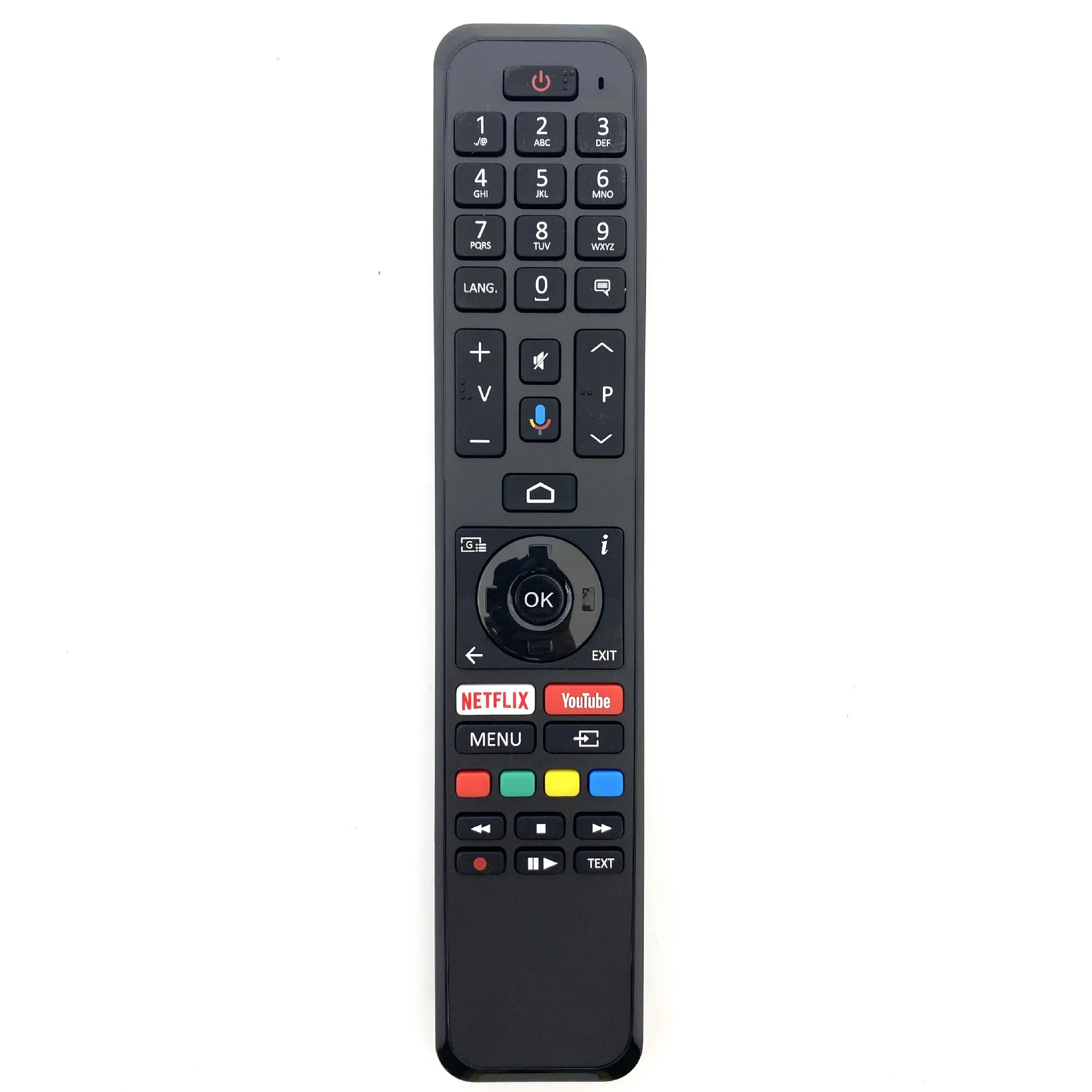CT-8556 RC43160 universal Voice Remote Control fit for Vestel Toshiba  Hitachi JVC 4K UHD  Smart TV