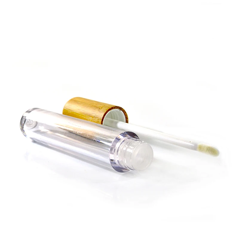 Eco Friendly Bamboo Beauty Products Empty 5ml 6ml Bamboo Mascara Tube Bamboo Lipgloss Tube