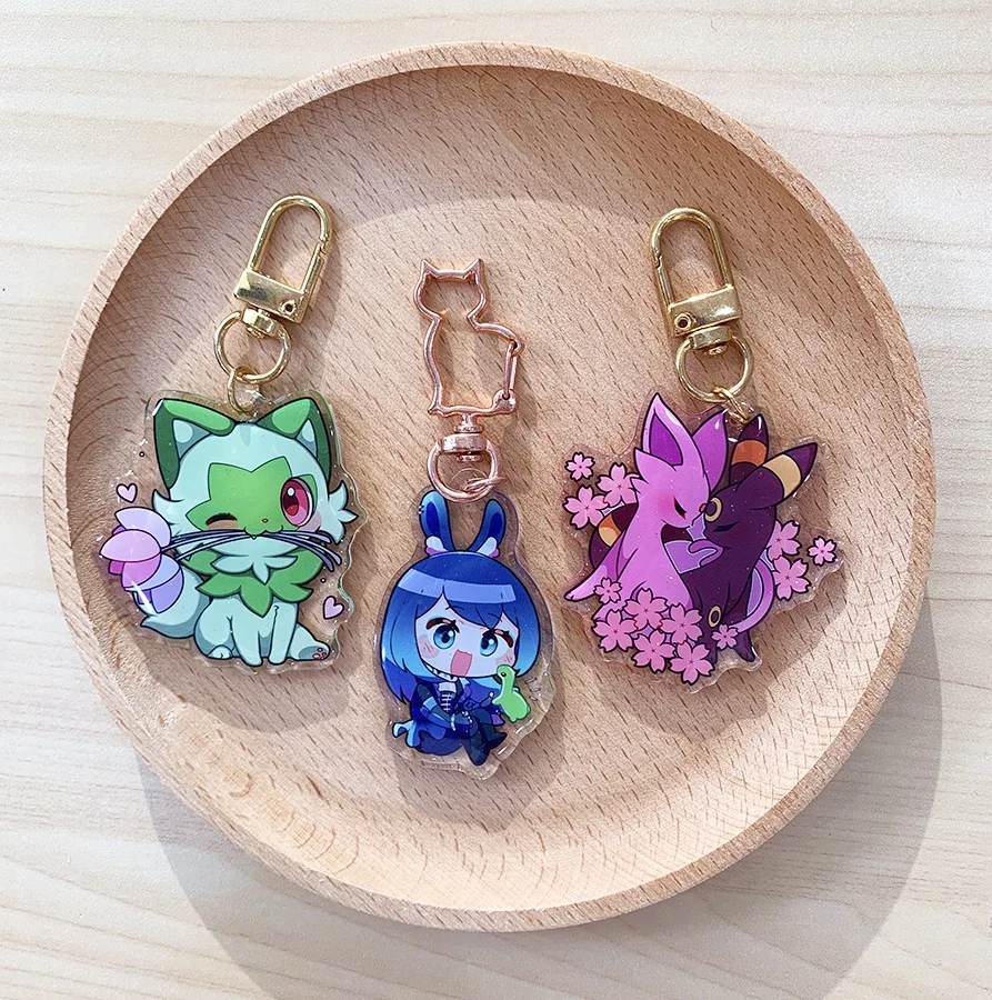 For Custom Logo Key Chains 2DPvc Keychains Metal Key Chains Car Keychain Anime Accessories Key Ring Keychain Accessories Sasuke