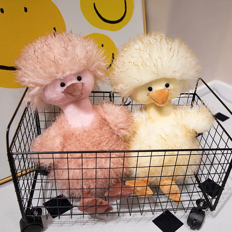 New Product Ideas 2024 Stuffed Animals Toys Hot Sale Low MOQ Duck Plush Toy, Customize Stickers  Duck Toy