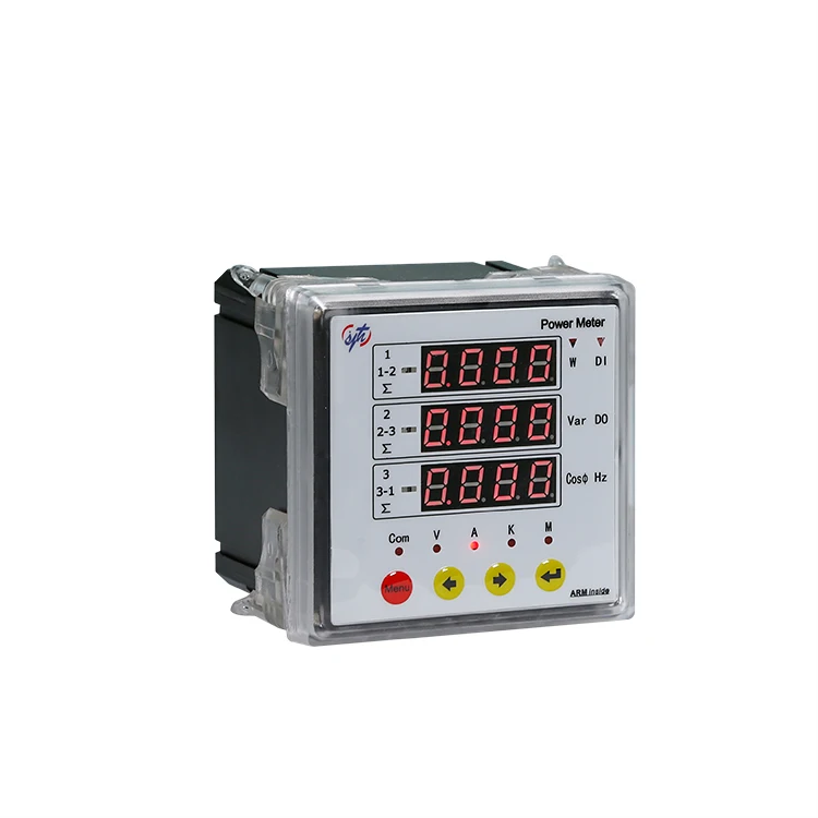 Factory Direct Supply Cheap Price Electricity Smart Digital Power Meter Htew-9S1 Three Phase Meter Digital Panel Meter