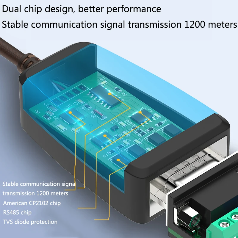 Оптовая продажа с завода кабель 0 5 м 1 usb 2 к RS232 DB9 Usb2.0 последовательному кабелю Rs232 rs485