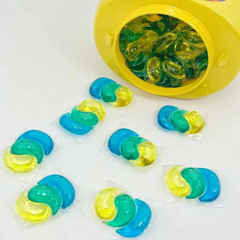 3 in 1 laundry pods eco friendly products laundry fragrance beads cloth washing detergent pods