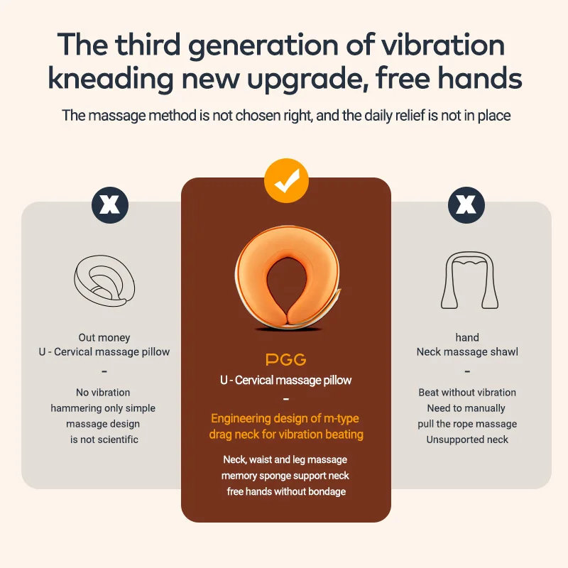 2022 Original Design Factory Back Shoulder Neck Massager for Car Travel Remote Control Shiatsu Tap Massage Pillow Neck