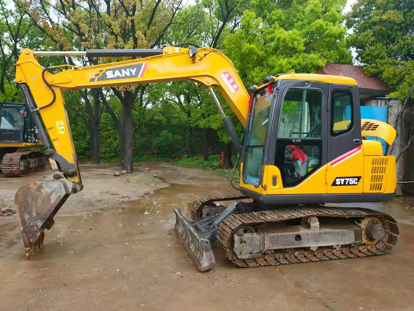 top sale sany SY75C SY75 SY60 SY55 mini excavator for promotion sale in good working condition low noise cab