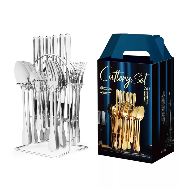 Popular Cutipolgold Silverware Set Gold Plated Cutlery