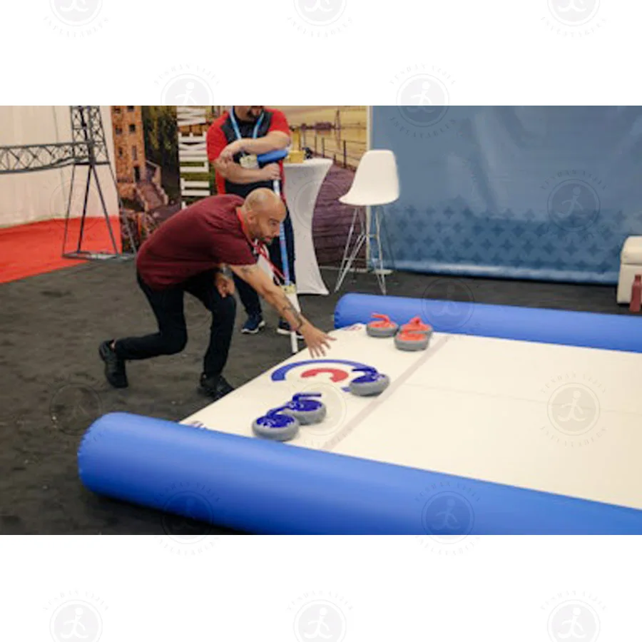 Inflatable Kiddie Ice Rink Super Quality Synthetic Ice Scaring Rink Backyard Ice Hockey Rink