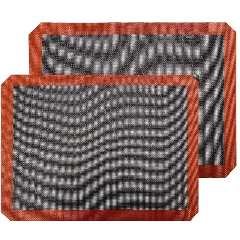 Reusable baking silicone mat macaron cookie bread baking mat