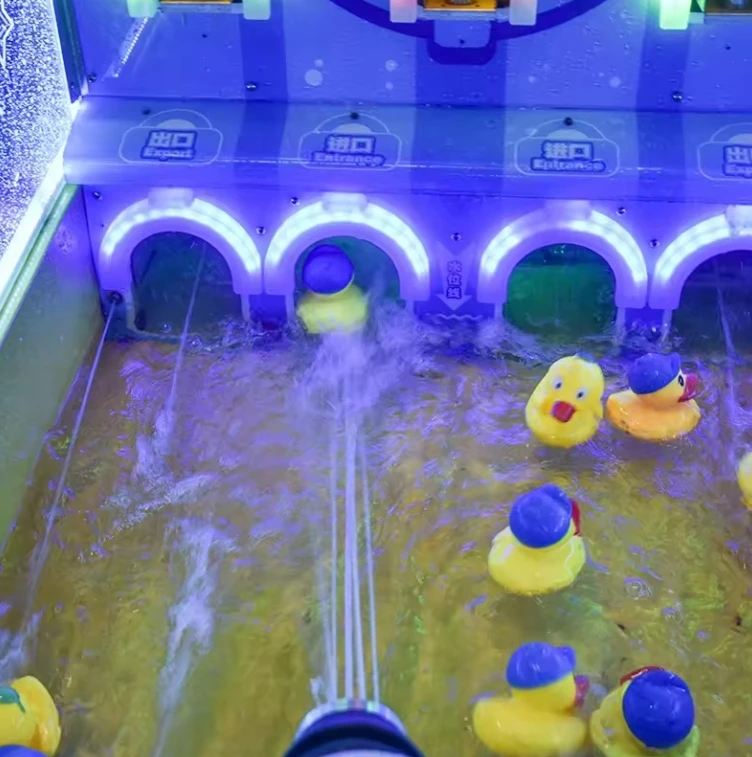 Arcade game Interactive little duck children water shooting redemption game machine coin operated Jet Water Game