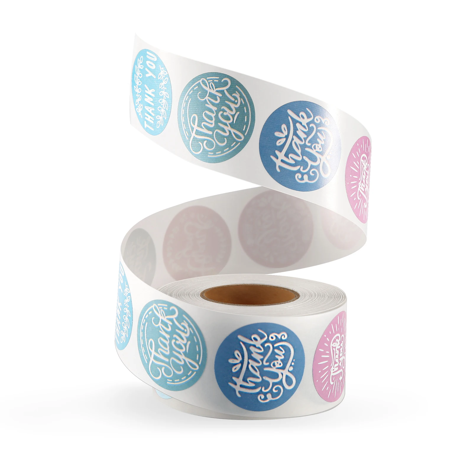 25mm Thank you Label Round Label For Packing Gift Parcel For Small Business Free Samples