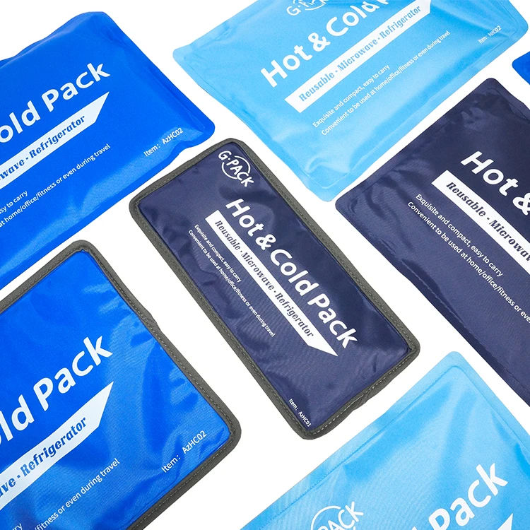 Reusable Hot Cold Compress Therapy Gel Pack Soft Ice Pack Physical Therapy  Medical Hot Cold Gel Ice Pack Wrap for Pain Relief