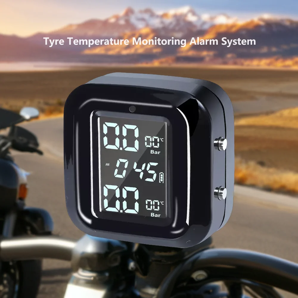 Digital Motorcycle TPMS Sensor Tire Pressure Tyre Monitor for Motorbike