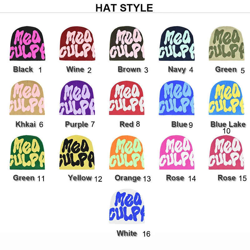 Wholesale customized beanies knit ski hats all over custom logo knitted jacquard winter acrylic skull beanie knit ski hats