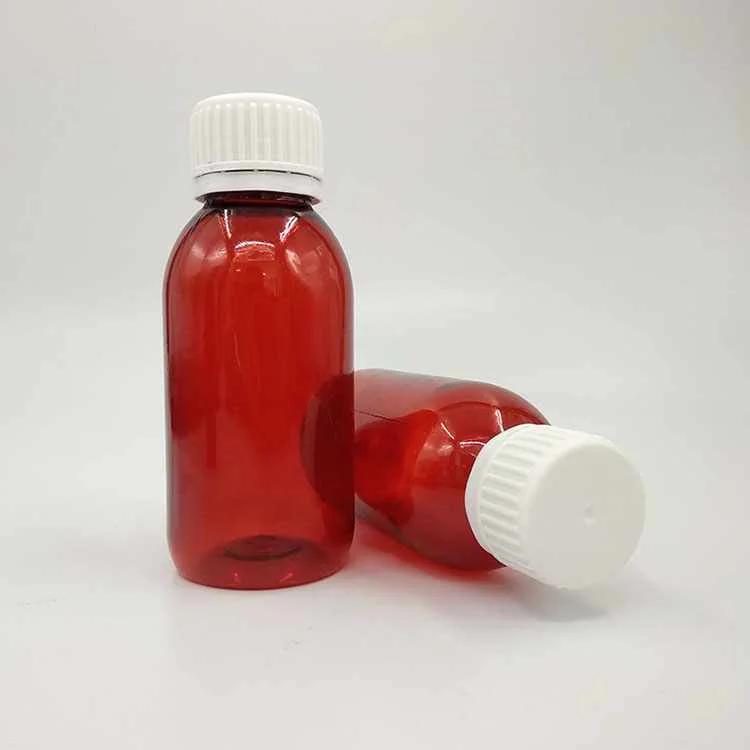 
100ml medicine bottles plastic pill cough syrup bottle 