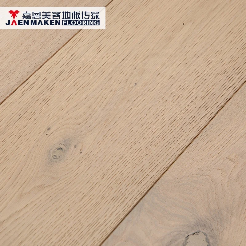 Chic Decoration Style Light Scandinavian Oak Color 18mm Thickness Engineered Wood Flooring