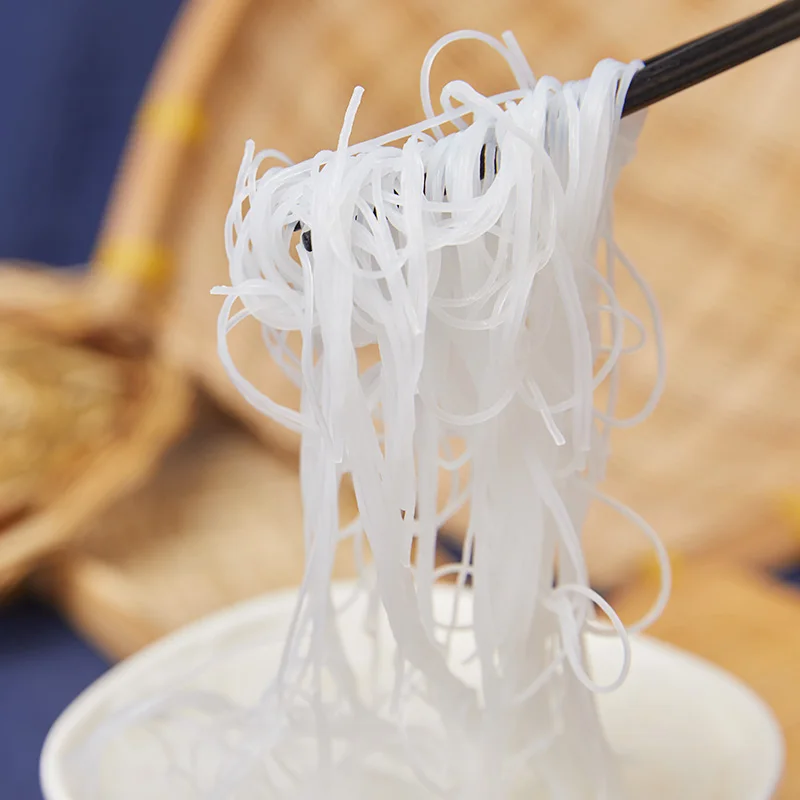 Low Price 380g White Convenient Bagged Rice Vermicelli for Food