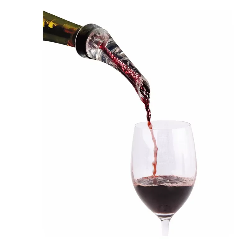 Hot Selling Cheap Acrylic Mini Special Portable Wine Aerator Decanter