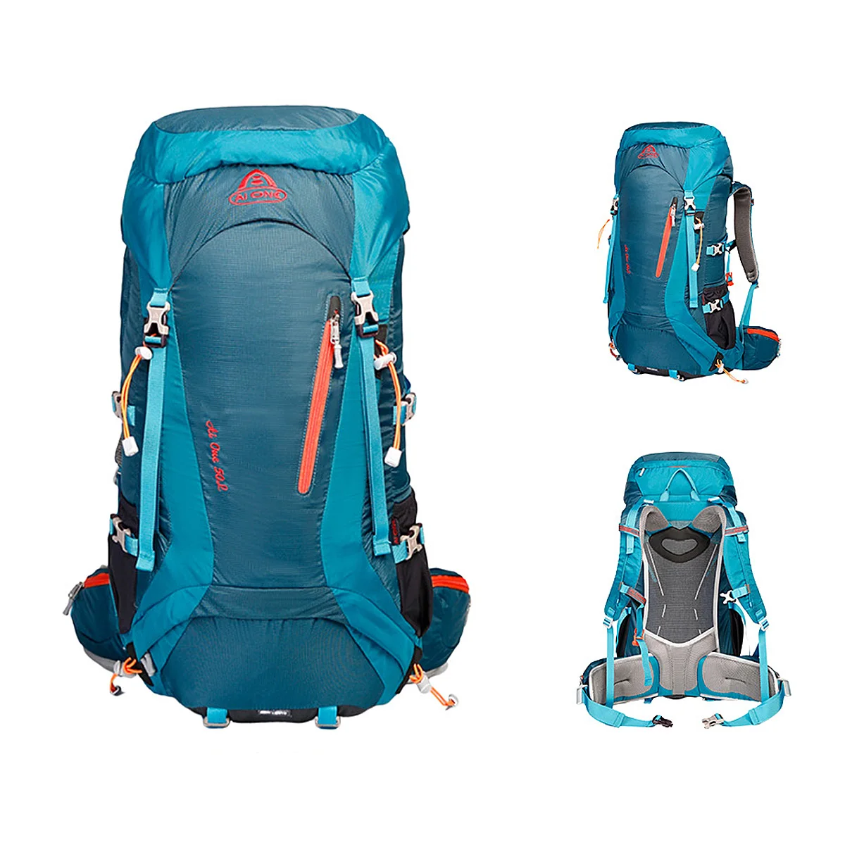 outdoor camping hiking backpack 50l mountain mountaineering sport daypack waterproof travel hiking trekking backpack