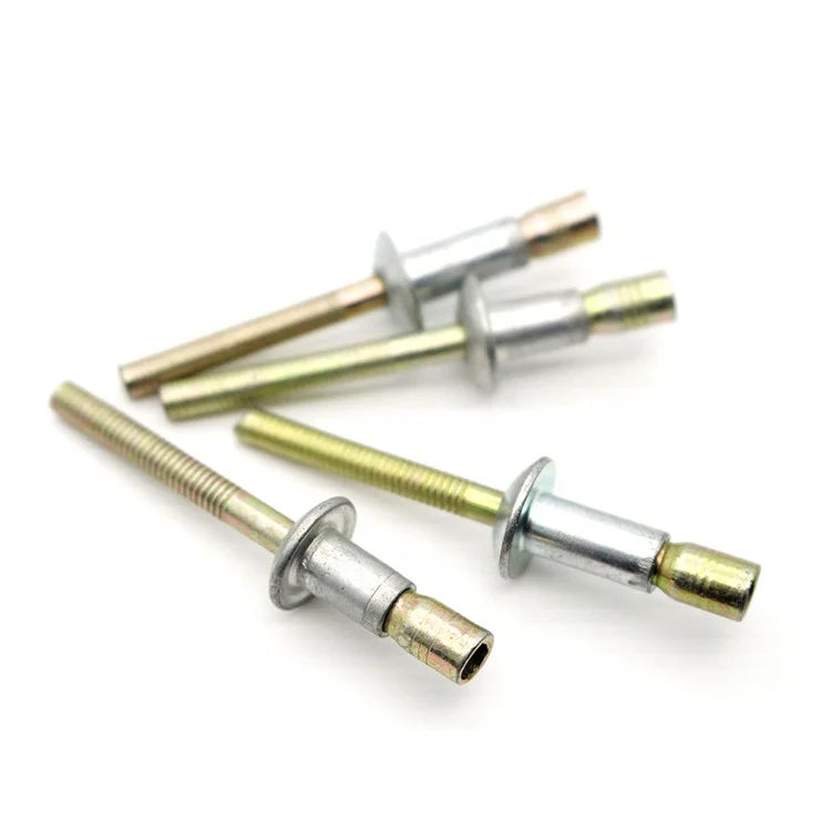 1/4 Steel galvanized Dome/CSK head structural Interlock Magna-Lok Rivet
