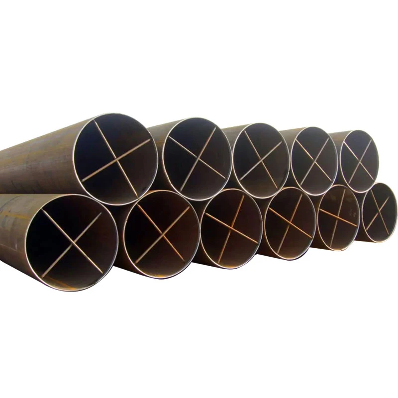 Black Iron Pipe Manufacturer Sale X52 Steel 72 Inch Size LSAW Welded steel pipe