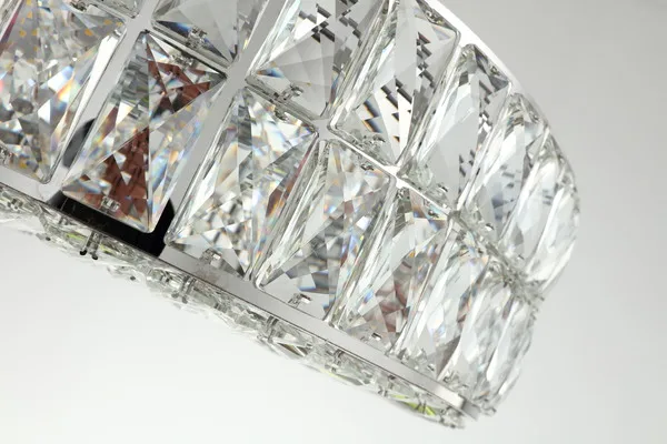 Nordic modern light luxury restaurant lighting round crystal chandelier