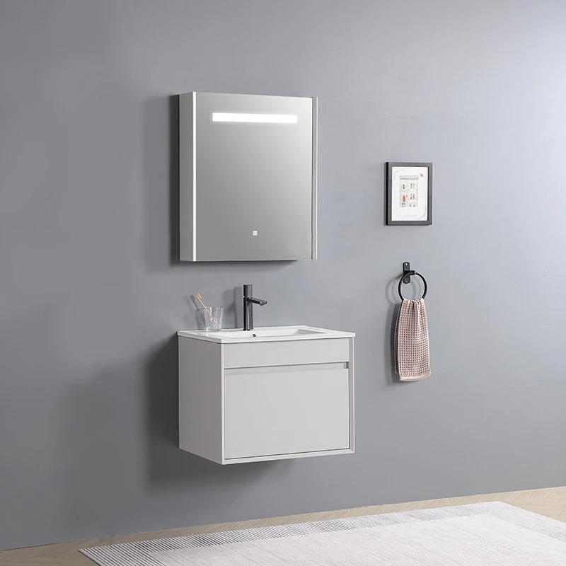 Custom wall hung bathroom cabinet sanitary ware toilet furniture cabinet set bathroom vanity with wash basin