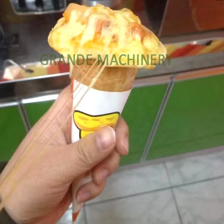 Factory Supply Superior Quality Commercial Pizza Cone Moulding Machine Rotating Pizza Oven Display Case Pizza Kono Maker