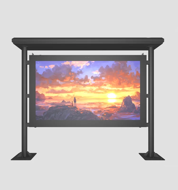 98 Inch Bus Station Shelter Outdoor Touch Screen Waterproof Led Video Wall Lcd SDK Video Wall Module Stand Mobile Wall Mount