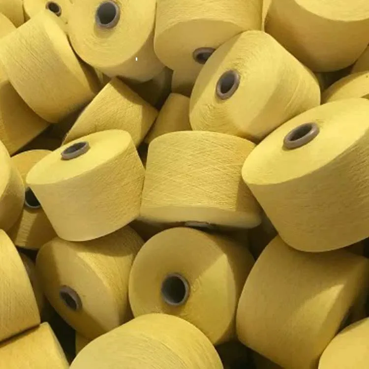 hot selling recycled poly cotton blended knitting weaving yarn
