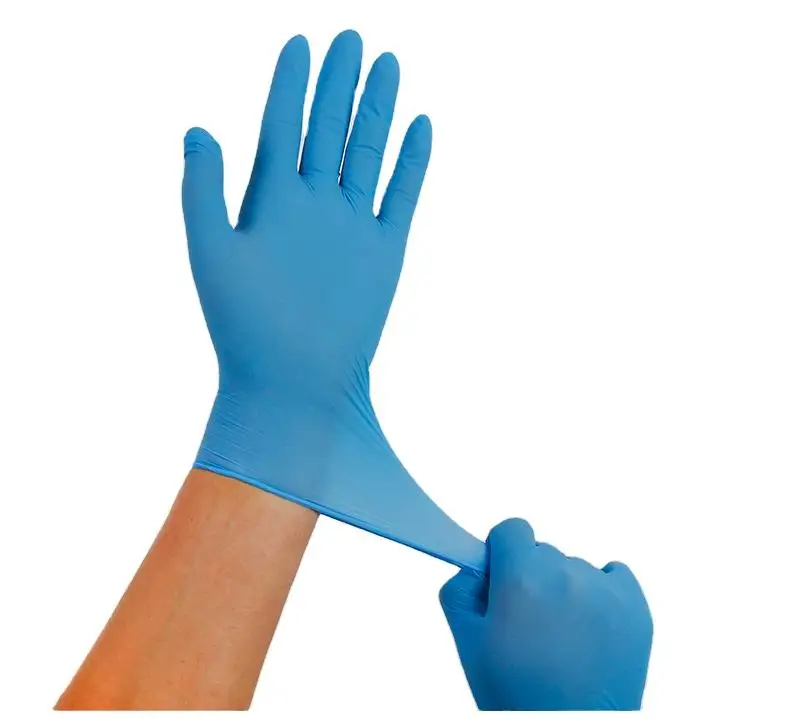 Customized High Quality disposable nitrile gloves powder free nitrile rubber examinaion gloves
