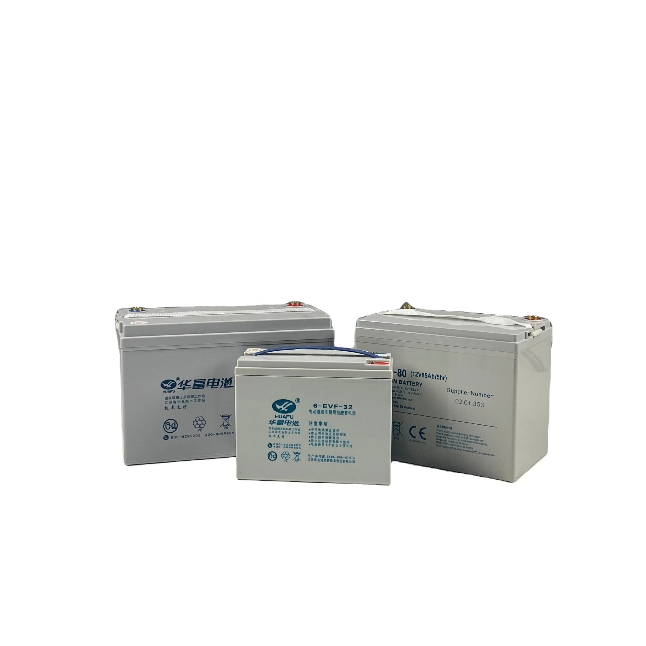 HUAFU Agm Forklift Battery 6 Evf 24 Vrla 12V 24ah Power source for electric forklift electric stacker