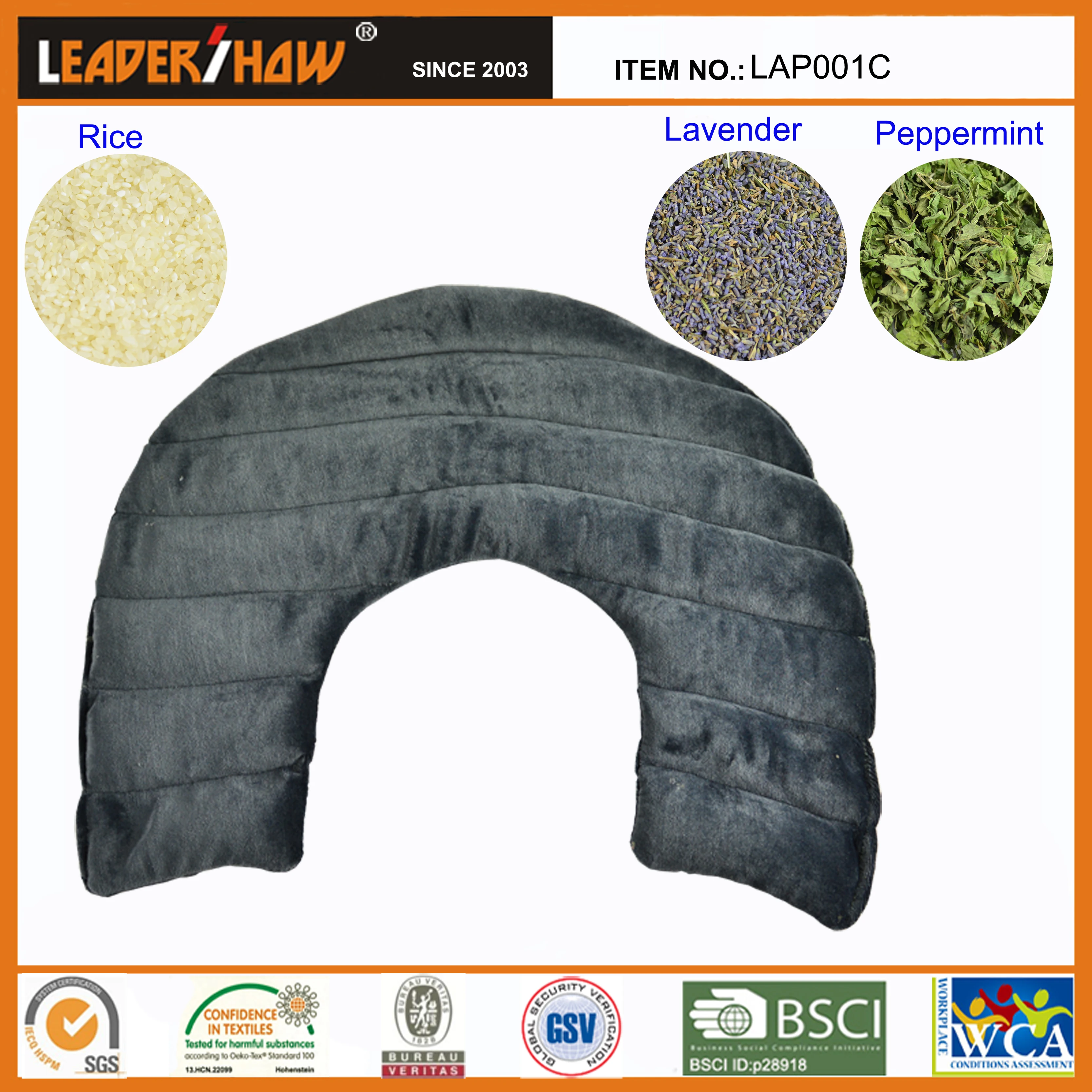 Compress Aroma therapy Pillow Microwavable Heating Pack Herbal Stress Relief sleeping pillow