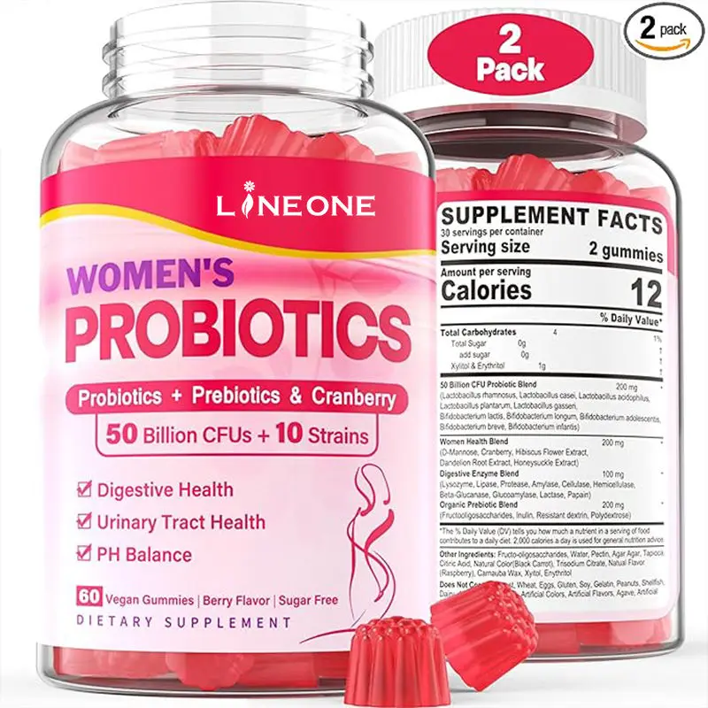 Daily Supplement For Balanced Belly Gummy Pectin Fiber Probiotic Prebiotic Pectin Gummy