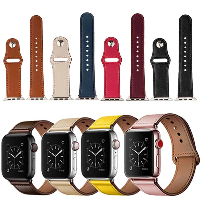 Genuine Leather Replacement Band Strap For Apple Watch Band 42mm
