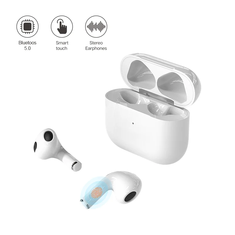 TWS blue tooth headphone bluetoos headsets earbuds BT5.0 version IP port stereo wireless earphones with smart touch