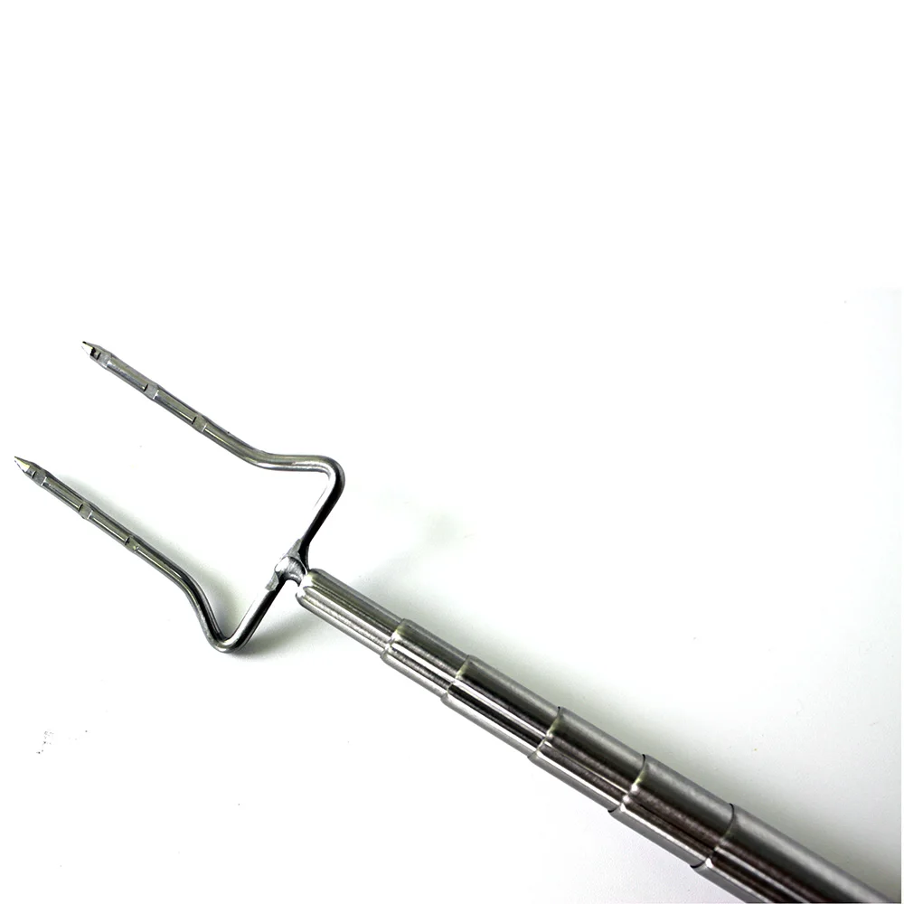 Hot sales 32-inch Telescoping Skewers Stainless Steel Marshmallow Roasting Sticks BBQ Hotdog Sausage Fork for Outdoor Campfire