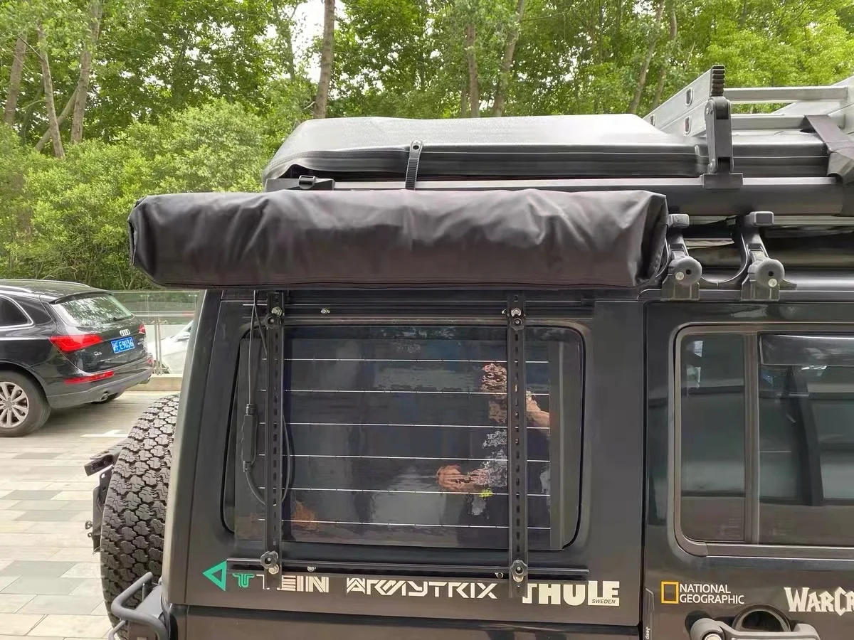 TYTXRV-OEM Aluminum alloy Detachable With LED light Portable Waterproof and windproof Outdoor Caravan Camping Bathing tent