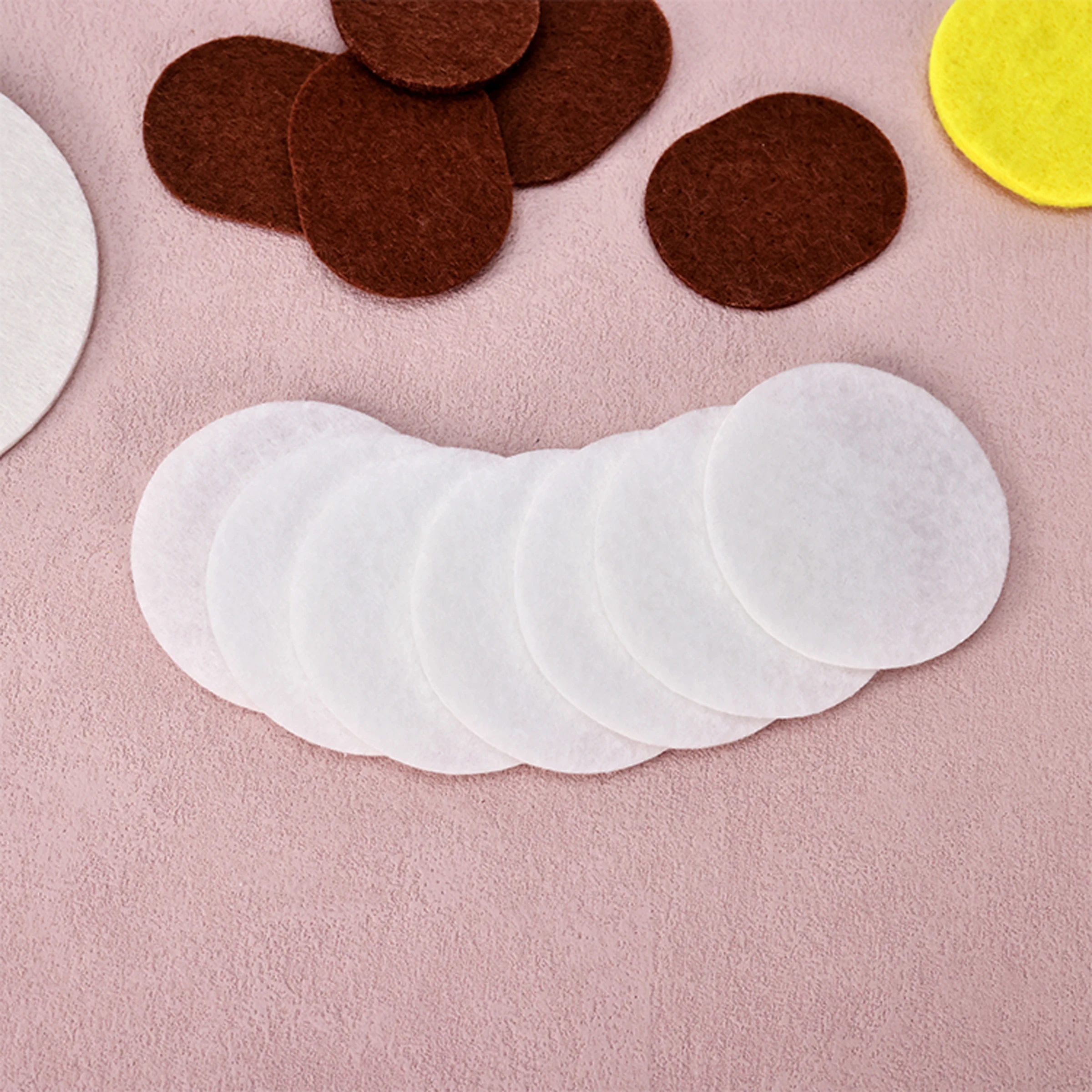 100% Biodegradable Cotton Makeup Remover Pads Cotton Pads for Face Non Woven Cotton Pad in Stock