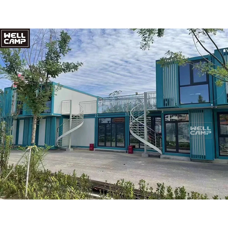 WELLCAMP легко собираемый сборный магазин, плоский упаковочный магазин, Съемный контейнер для торговых центров, стальные дома