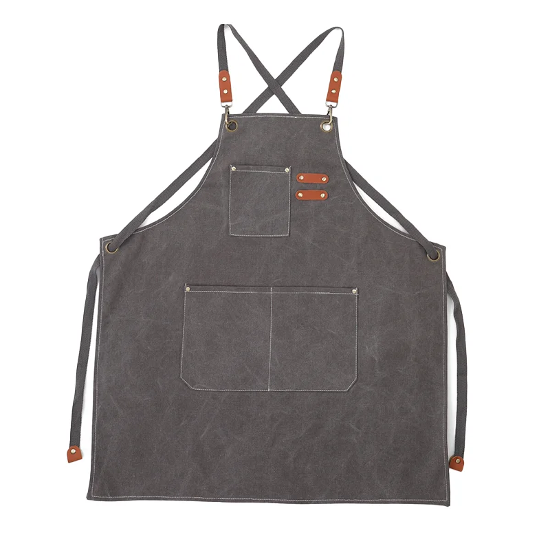 Salon Barber Apron Wholesale Price and Leather Hair Cutting Apron Custom Logo Accepted Customized Color Adjustable