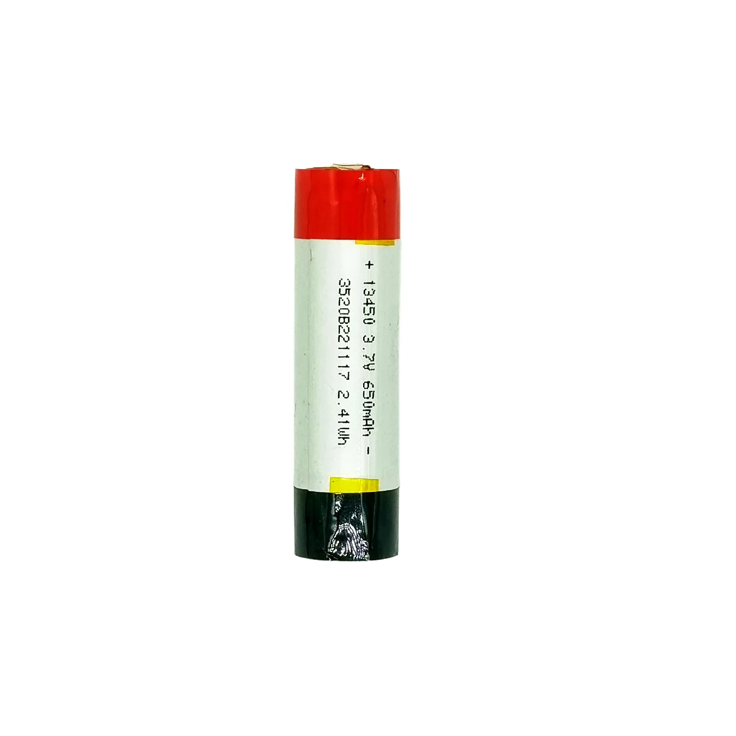 Encore Hot sale Lithium Ion Polymer Battery 13450 3.7V 650mAh 2.4wh Long Life Rechargeable Battery for Electronic Cigarette GPS