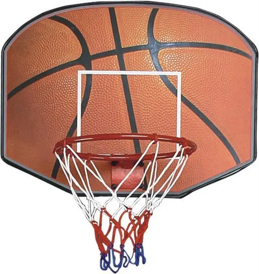 Portable Indoor Outdoor Metal Basketball Hoop Rim with Backboard for Home or Office Basketball