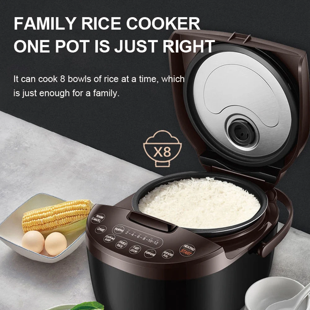 Multifunctional Menu 3L Electric Smart Delay Setting Rice Cooker